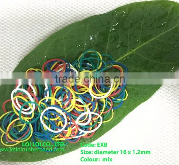 European Top Selling DIY Small Elastic Loom Rubber Bands - Fashion Rubber Band Newest Design Colorful photo-2