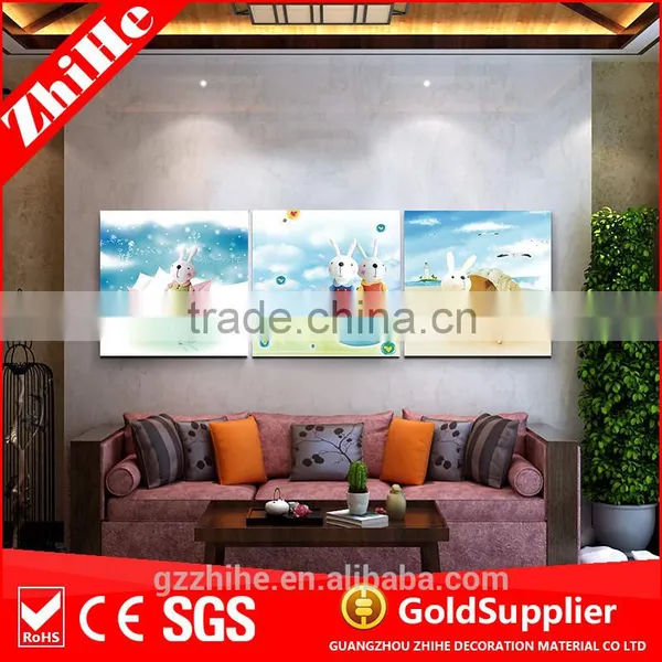 Wholesale Wall Painting With Animal Oil Painting of Home Decoration to Kids Bedroom photo-2