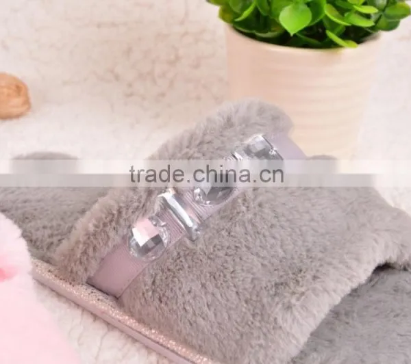Women's/Men's Winter Couple Plush Indoor Slipper Cotton Warm Slipper