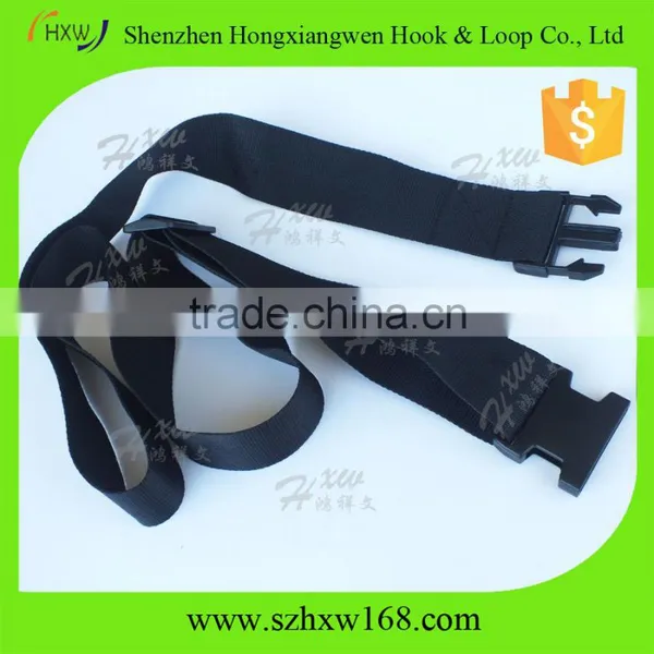Black Custom 2cm*5m Adjustable Luggage Belt With Buckle photo-2