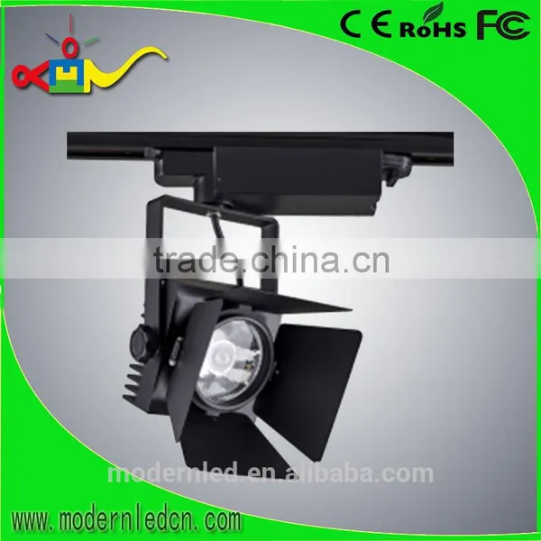2016 new commercial lighting led track light 4 leaf