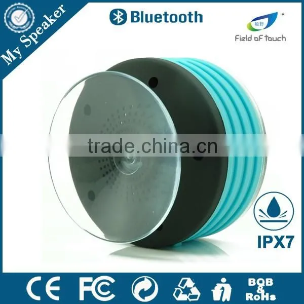 My Speaker F013 Black With Sky Blue New Arrival LED Wireless Bluetooth Waterproof Speaker photo-3
