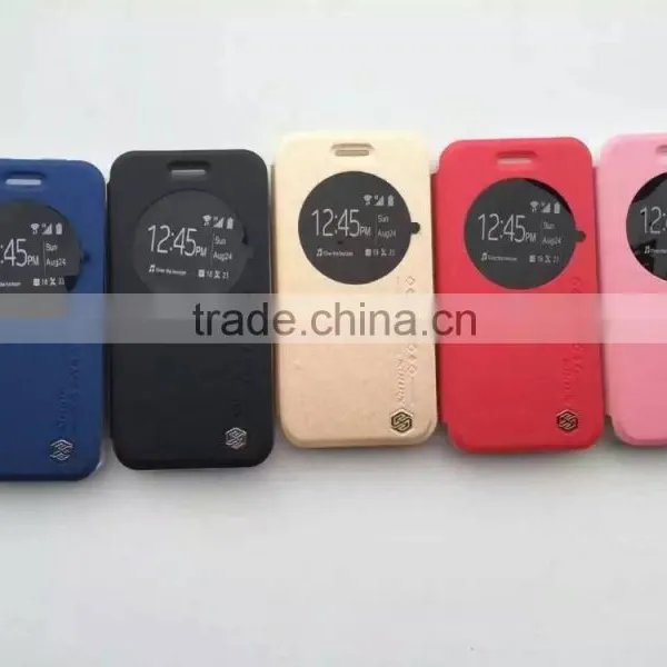 Circle Window Round Clock Design PU Clip Case for Samsung,iphone,lg Many Models