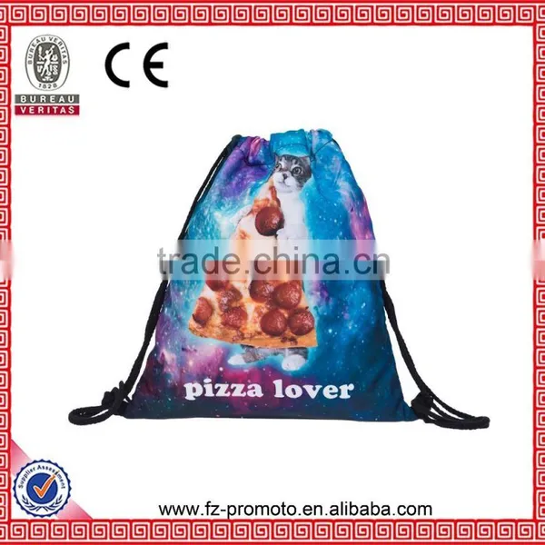 Mix City Galaxy Meow Cat 3d Print Drawstring Bag Backpack Women's Backpacks Mochilas Men's Travel Bag Schoolbag Storage Bags photo-5