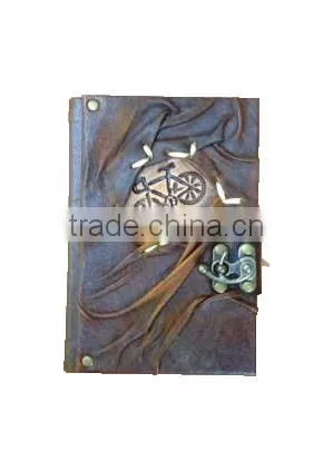 NOTEBOOK - DIARY - SKETCHBOOK- %100 REAL LEATHER-HIGH QUALITY- HANDMADE VARIOUS DESIGNS JOURNAL -2014 DESIGN DIARY - DIFFERENT- photo-3