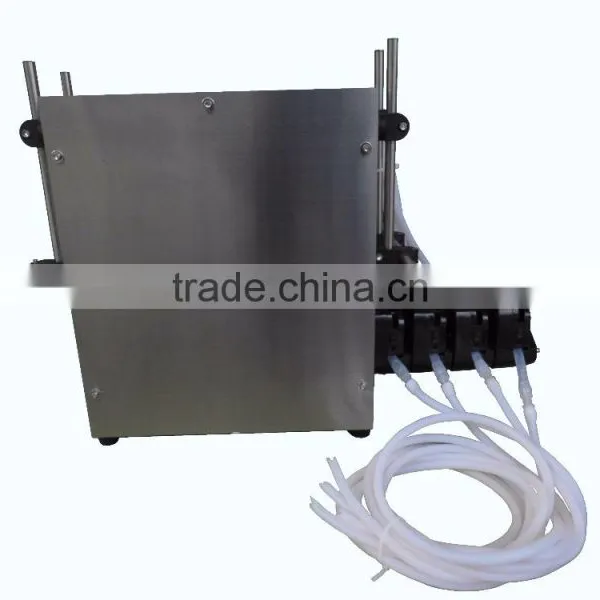 Semi-automatic Electric 4 Nozzles Peristaltic Organic Liquid Oil Filler photo-3