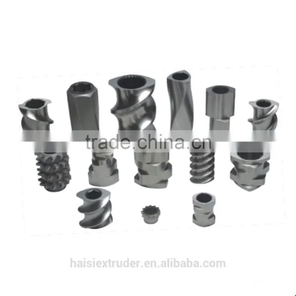 71mm Bimetallic Twin Screw for Plastic Extruder Price photo-2