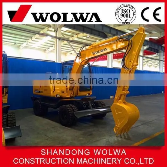Wolwa DLS880-9A 8t Wheeled Hydraulic Excavator With Bucket photo-3