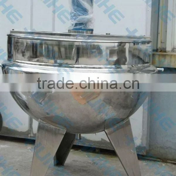 Chicken Jacketed Kettle / Vertical Jacketed Kettle With Agitator