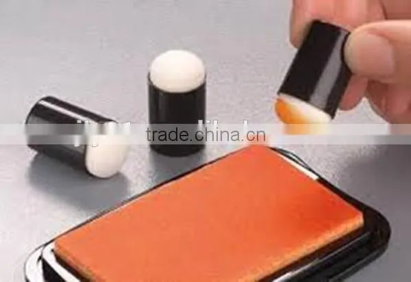 Active Market Colored Cosmetic Finger Sponge Oval Makeup Brush