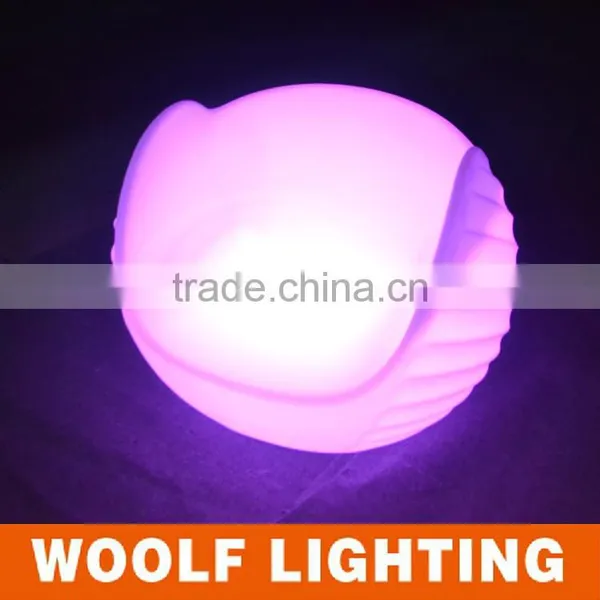 Bar Club Used Illuminated Plastic LED Sofa Lounge Chair photo-3
