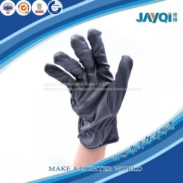 Normal Size Black Microfiber Dusting Golve photo-2