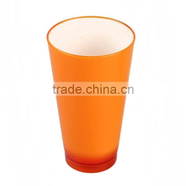 600ml Double Color Party Used Wedding Cheap Plastic Cup photo-3
