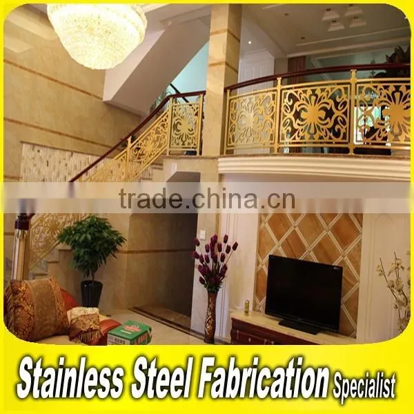 Interior Antique Bronze Finish Copper Stair Handrail photo-1