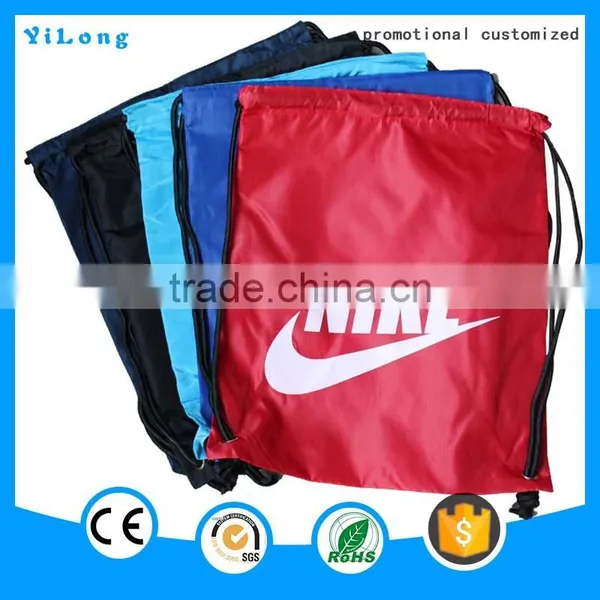 2016 China supply climbing rope bag logo custom string bag draw string bag