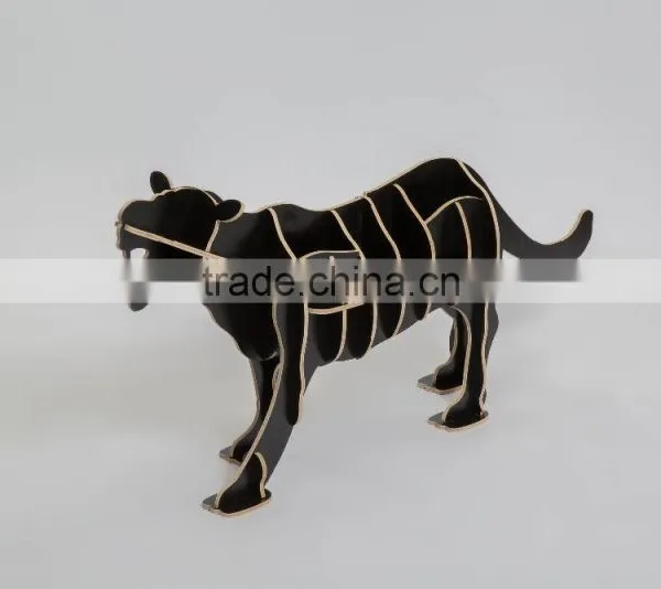 Wood Carving Living Tiger Shape Arts Design, Yiwu Factory Direct Wholesale Price With Good Quality photo-4