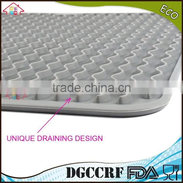 NBRSC Silicone Dishes Drying Mat Draining Mat for Kitchen Counter Dish Dryer Mat For Dish Drying photo-5