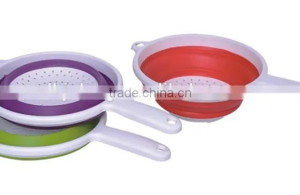 Plastic Kitchenware Foldable Basket for Seafood and Vegetables photo-3