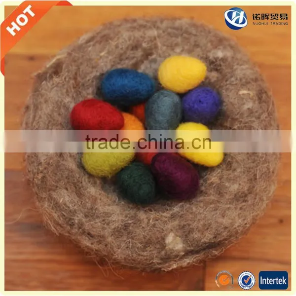 2017 Amazon Best Gift Easter Decoration Felt Colored Easter Egg in Large Stock photo-4