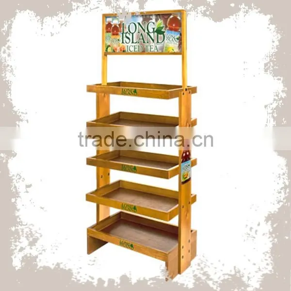New Products 5 Tiers Bottle Water Display Rack For Store photo-2