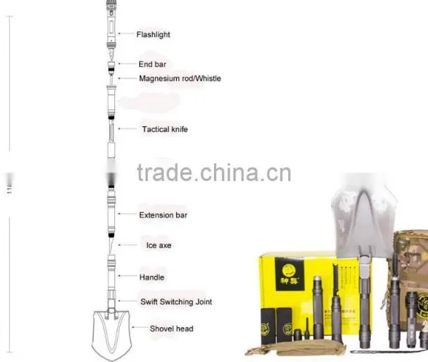 Automotive Safety Equipment Multifunction Shovel Emergency Rescue Tool Kit photo-5