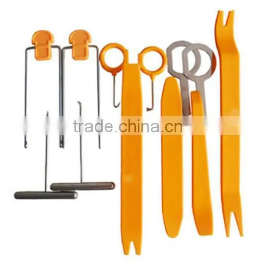 12pcs Auto Car Radio Door Clip Panel Trim Dash Audio Removal Installer Pry Tool Audio Companion photo-3
