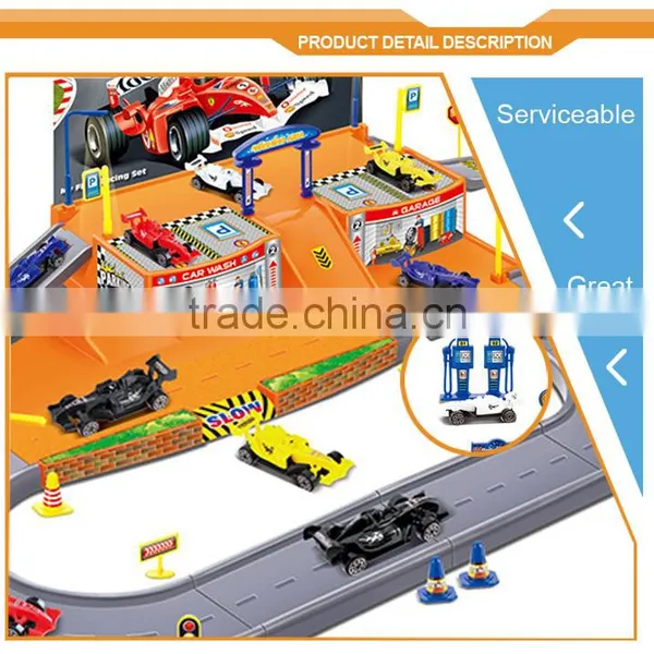 DIY Kid Parking Toy Super Garage Playset photo-3