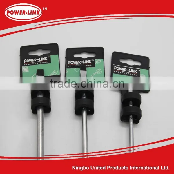 3pc CRV Slotted Screwdriver Hand Tools Set and Sleeve photo-2