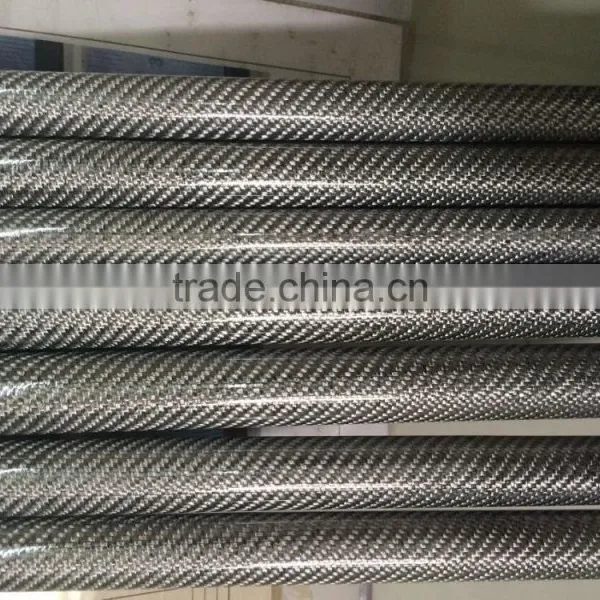Excellent 3K Carbon Fiber Tube With Twill Surface Treatment photo-2