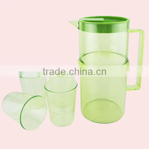 2.2L Plastic Water Pitcher With 4 Cups photo-3