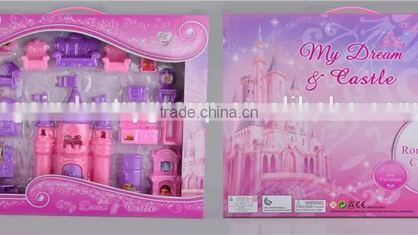 2016 New Fashion Kids Furniture Toy Plastic Castle Play Set photo-5