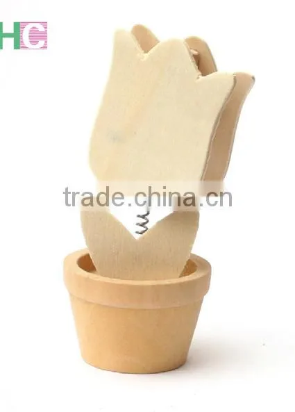 Promotional Mini Wooden Memo Clip photo-2