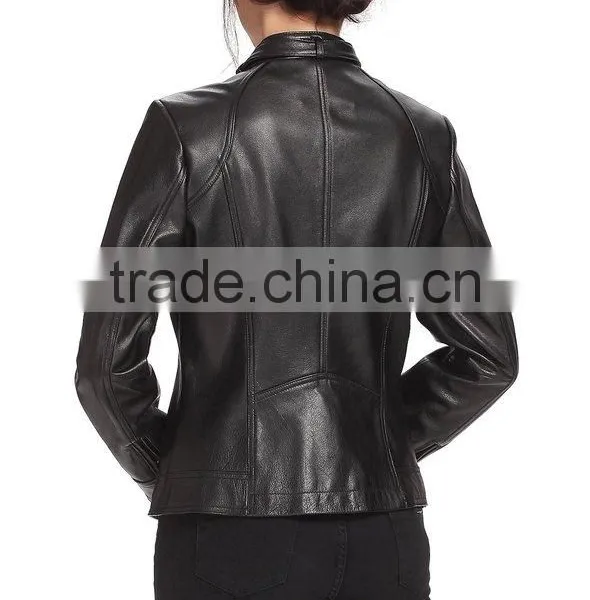 New Arrival American Style Custom Made Cow Leather Jacket Wholesale Price photo-5