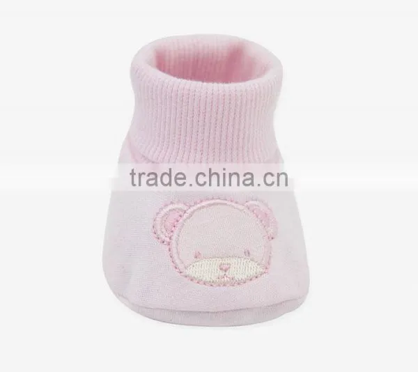Wholesale Baby Product Lovely Beer Embroidered Organic Cotton Fancy Baby Sock photo-5