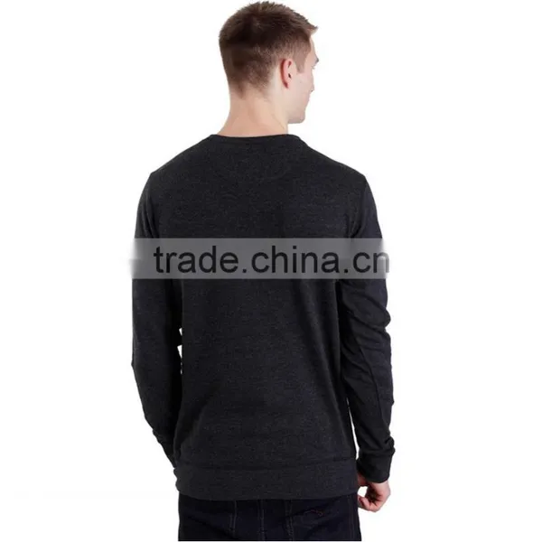 Simple Design Fashion Long Length Blank Plain Sweatshirts Wholesale Sweatshirt Fabric photo-2