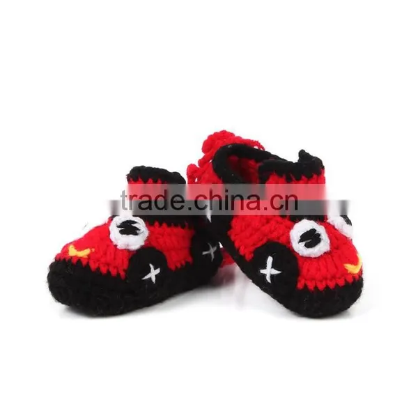 2015 Cartoon Cars Crochet Baby Booties Shoes photo-5