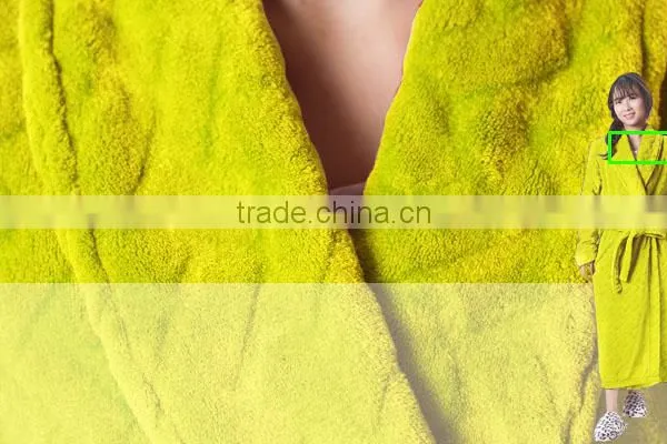 Wholesale Printed Knee Length Delicates Robe photo-4