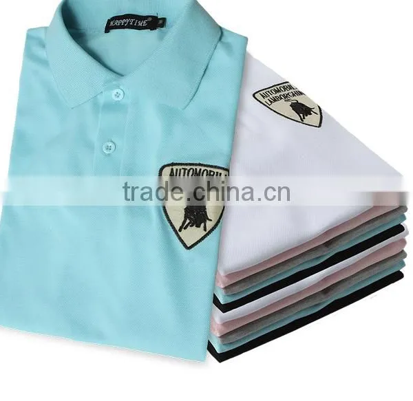 Custom Fashionable and Best Fit Plain Short Sleeve Polo T-shirt Manufactures in Guangzhou China photo-4