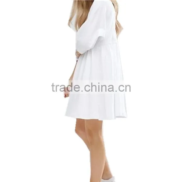 Fashional Designed Medium Length Leisure Fashion Women Dress 2017 photo-4