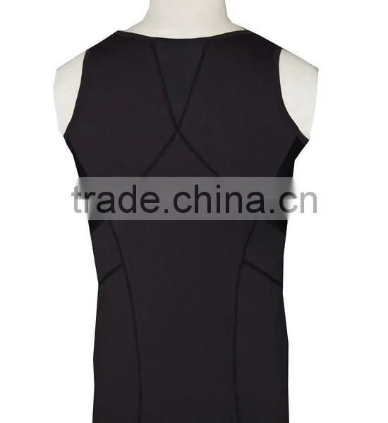 ISO 9001 Audit Factory Black Plain Mesh Design Gym Vest photo-4