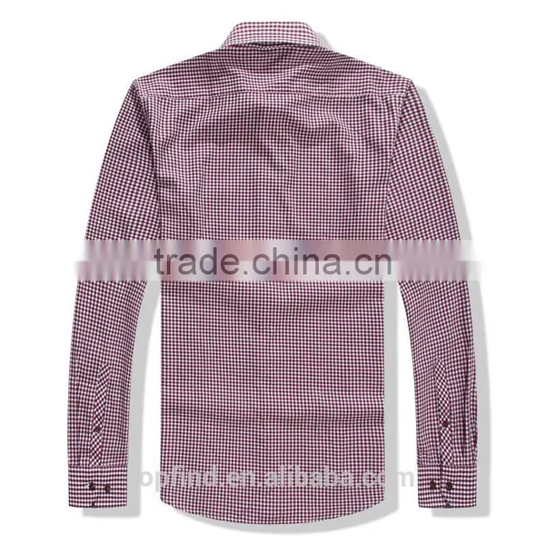 Yiwu Factory Low Price Customise Plaid Long Sleeve Oversized Shirt for Men photo-2