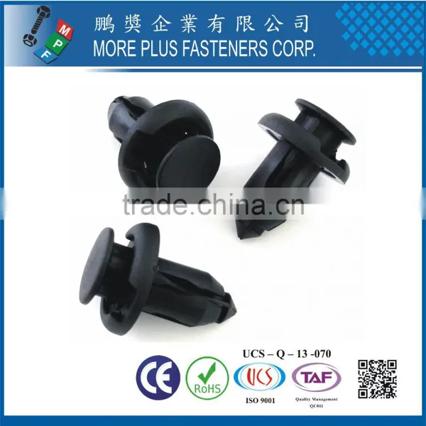 Made in Taiwan PP Nylon Easy Release Plastic Rivet Black photo-3
