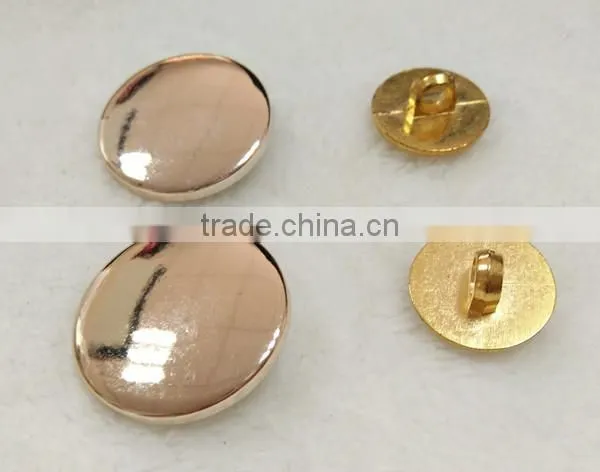 Fashion Good Quality Plastic Button With Leg Gold Covered Button for Coats photo-2