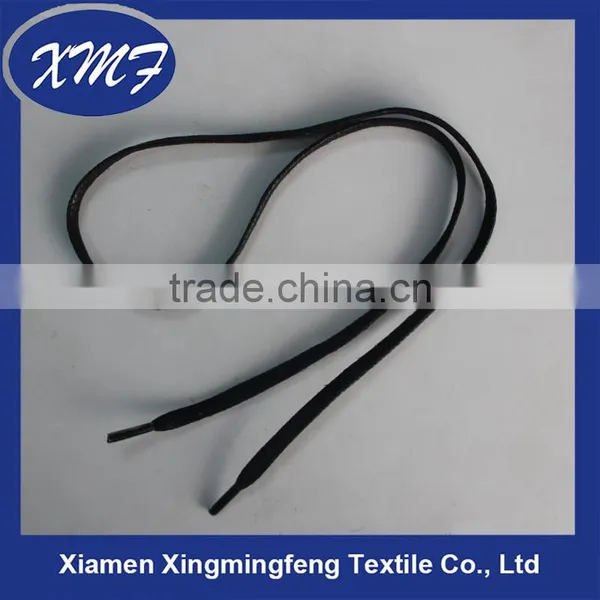 Flat Wax Coated Cotton Shoe Laces photo-2