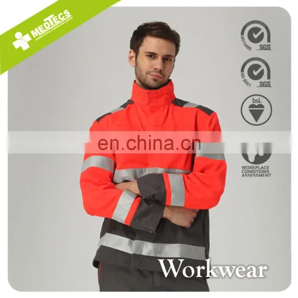 Yellow Automotive Worker Workwear Uniform Jackets photo-6