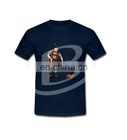 Bayer in Lederhosen mit Dackel T-Shirt