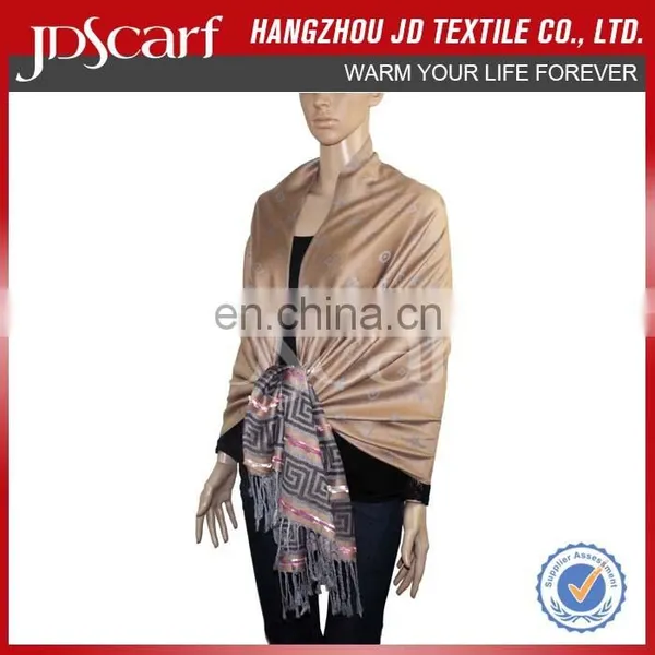 Factory Directly Pashmina Shawl in Tassel Shawl for Women photo-6