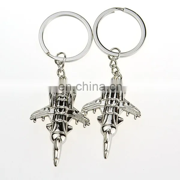 No Minumum Custom Hot Selling High Quality 3D Car Metal Airplane Keychain Maker photo-5