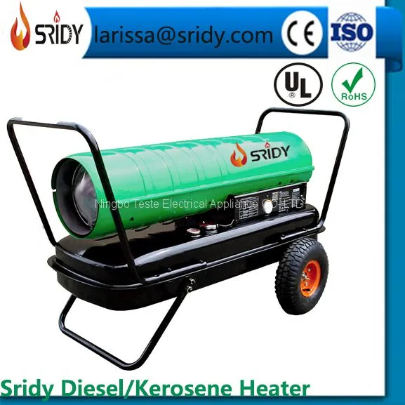 DH-60A Space Heaters 60KW Industrial Diesel Paraffin Space Heater on Wheels 204700 BTU Kerosene Heating photo-4