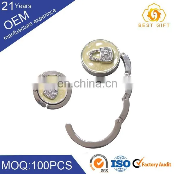 Portable Custom Logo Purse Hanger Hook photo-3